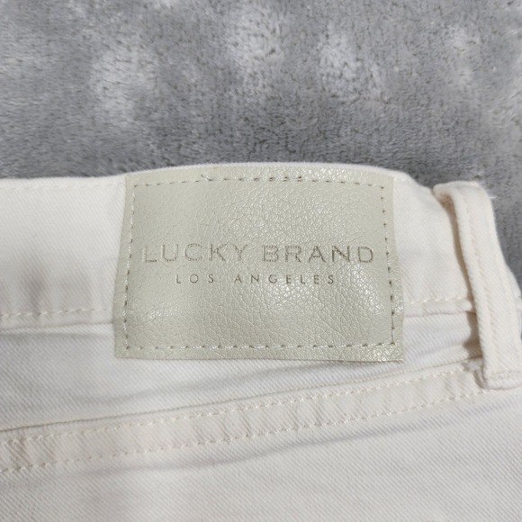 Lucky Brand Jeans Womens 14/32 White Mid Rise Sweet Boot Bootcut Stretch Denim - Picture 4 of 15